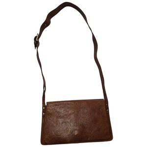 Vintage Women's Sabina New York Brown Leather Crossbody Bag